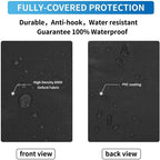 Heavy Duty Waterproof BBQ Cover – Protective Round Grill Shield for Outdoor