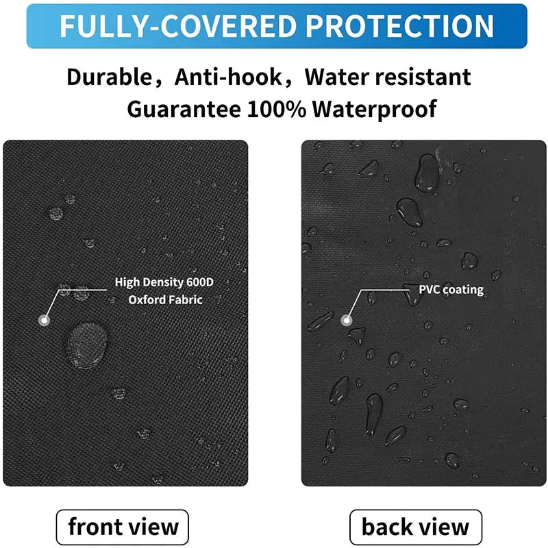 Heavy Duty Waterproof BBQ Cover – Protective Round Grill Shield for Outdoor