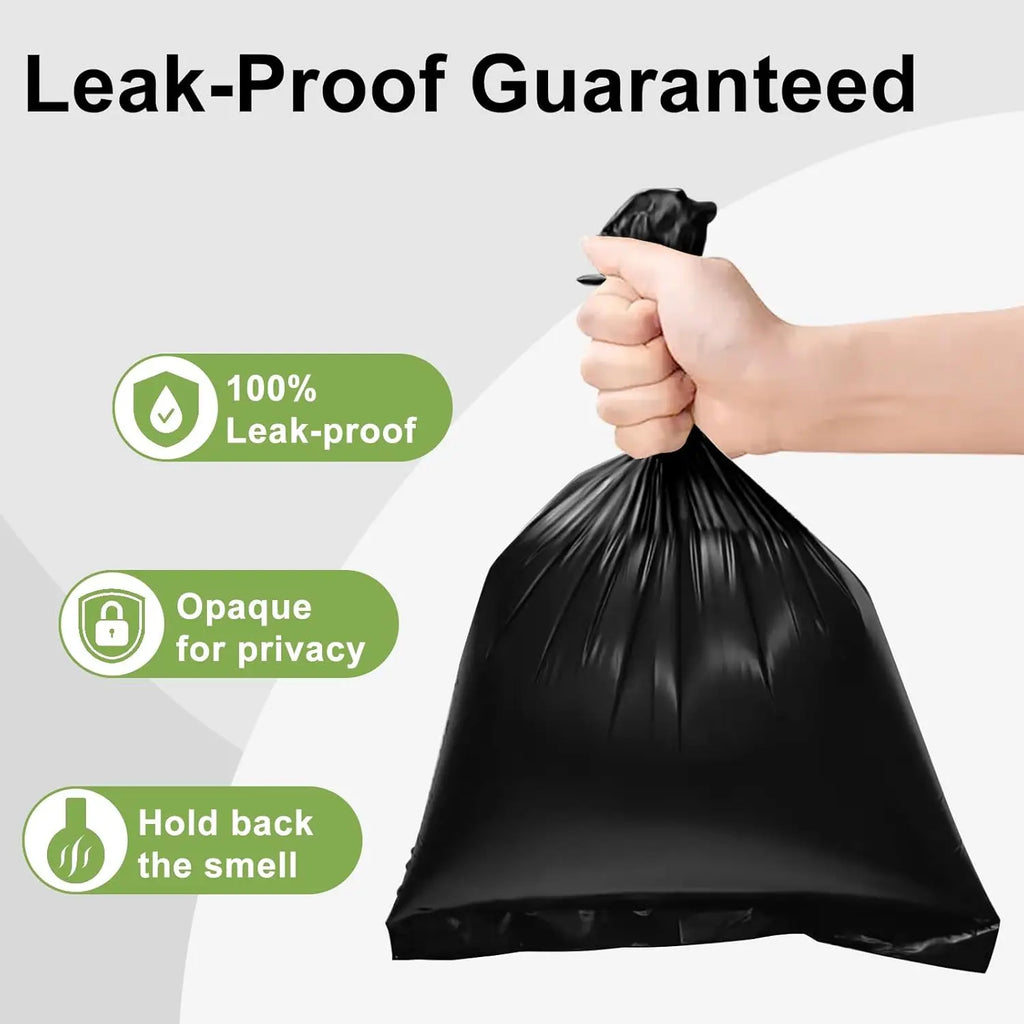 Dog Poop Bags – Leak Proof Waste Bags with Dispenser for Outdoor Walking