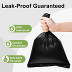 Dog Poop Bags – Leak Proof Waste Bags with Dispenser for Outdoor Walking