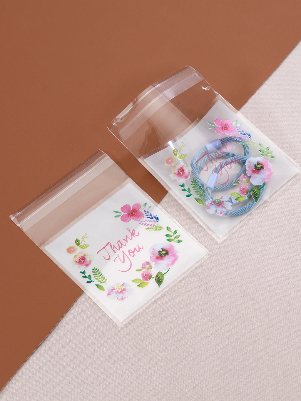 Self-Adhesive Flower Pouches – Colorful Plastic Bags for Gift Packaging