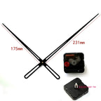 High Torque Wall Clock Mechanism – DIY Repair Kit with Gold and Black Hands