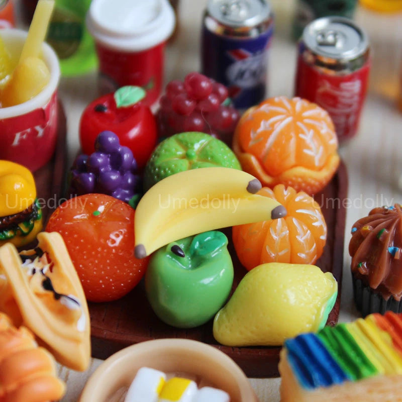 Miniature Food Set – 1:6 Scale Dollhouse Kitchen Accessories for BJD Dolls