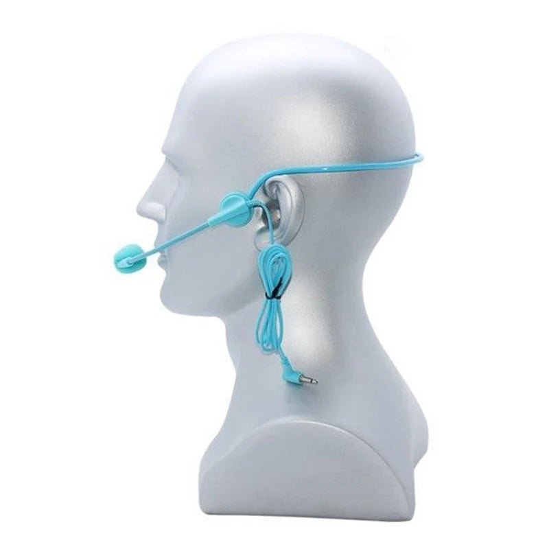 Wired Headset Microphone – Adjustable Hands-free Mic for Teaching Lectures