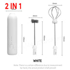 Electric Milk Frother – Wireless Handheld Foam Maker for Coffee and Baking