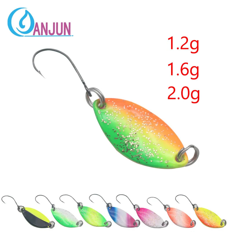 Colorful Spoon Fishing Lures – Lightweight Metal Baits for Trout and Bass