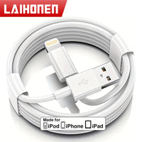 MFi Certified Lightning Charging Cable – USB A Data Cord for iPhone Devices