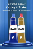 AB Industrial Metal Repair Glue – Waterproof Adhesive for Welding and Sealing