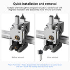 Hardened Steel Nozzle Hotend Kit – Precision Printing for A1 and A1 Mini