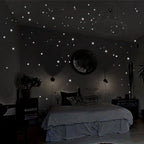 Luminous Star Wall Stickers – Glow in the Dark Vinyl Decor for Kids Rooms