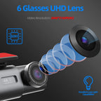 4K WiFi Dash Cam – GPS Night Vision Car DVR for Vehicle Security