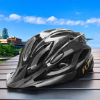 Lightweight Carbon Pattern Cycling Helmet – Breathable MTB Safety Gear