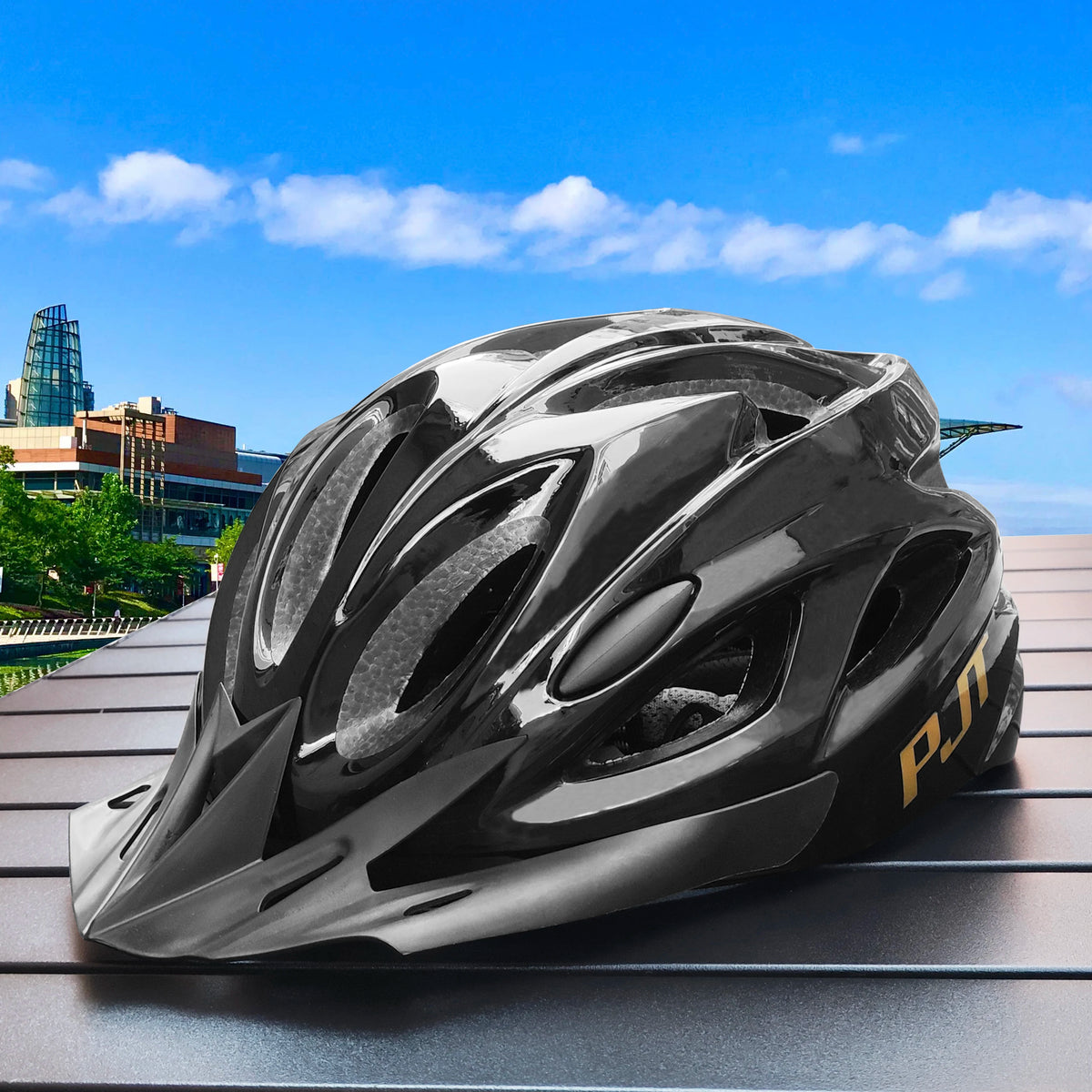 Lightweight Carbon Pattern Cycling Helmet – Breathable MTB Safety Gear