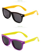 Silicone Kids Sunglasses – UV400 TR90 Goggles for Outdoor UV Protection