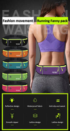 Running Waist Belt – Slim Fanny Pack for Mobile Phone Gym and Cycling