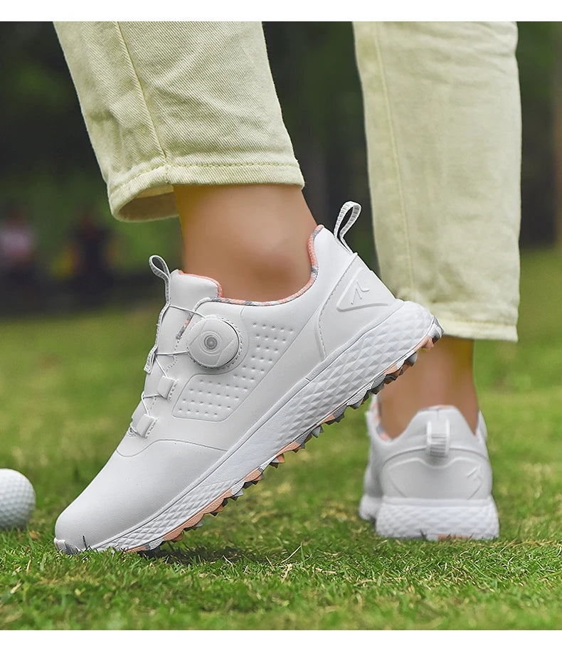 Waterproof Golf Sneakers – Casual Athletic Footwear for Men and Women