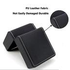 Black PU Leather Watch Box – Single Display Case with Pillow for Men