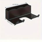 Wall Mounted Hair Dryer Holder – Adhesive Bathroom Storage Bracket