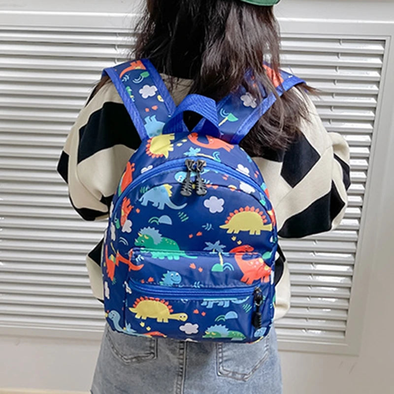 Dinosaur Cartoon Backpack – Waterproof Kids Schoolbag for Kindergarten