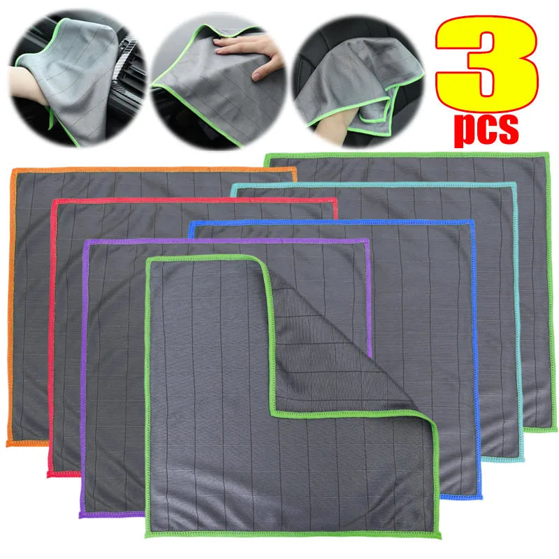 Microfiber Cleaning Cloth – Streak-Free Lint-Free Towel for Kitchen and Glass
