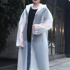 Heavy Duty Waterproof Raincoat – Thickened Hooded Poncho for Outdoor Travel