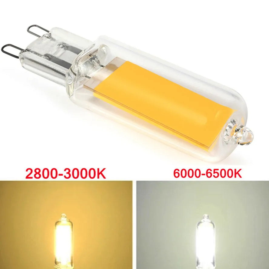 G9 LED Glass Light Bulb – Energy Efficient COB Lamp for Home Lighting