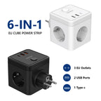 Wall Socket Extender – USB Charging Cube Adapter for Travel and Office