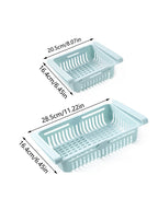 Retractable Refrigerator Storage Basket – Adjustable Kitchen Drawer for Organization