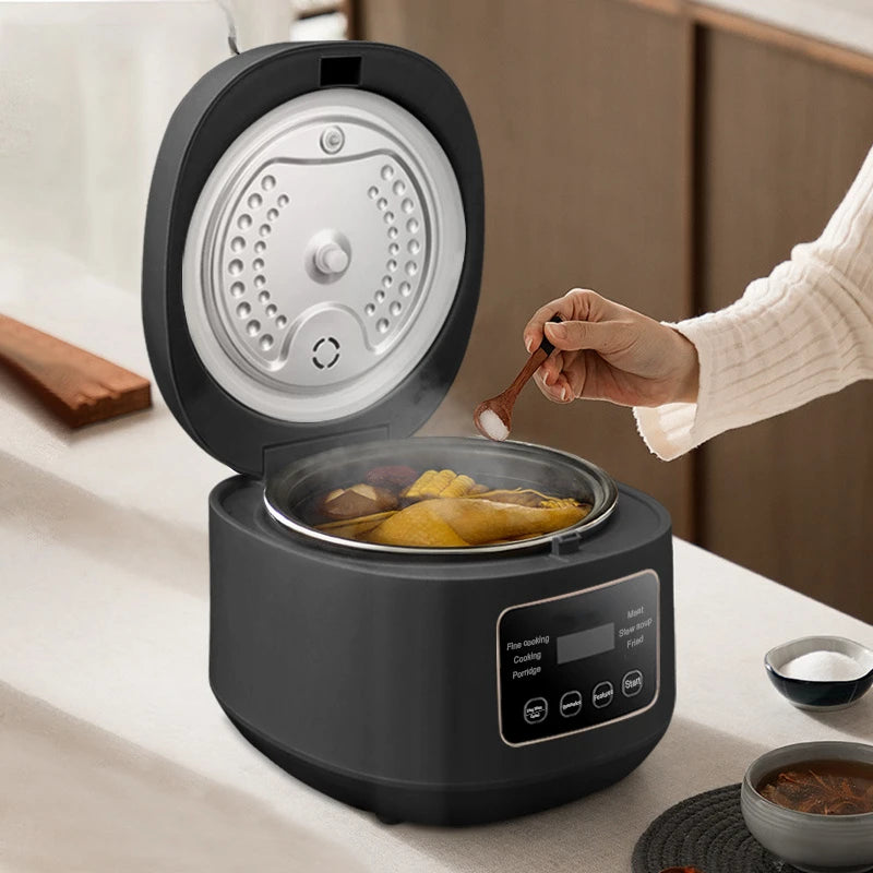 Electric Rice Cooker – 3L Non-Stick Smart Pot for Household Meal Prep