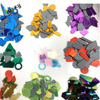 Acrylic Mirror Flat Back Beads – Sew-On Rhinestones for Clothing Embellishment