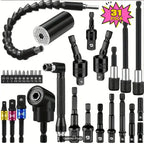 Flexible Drill Bit Extension Set – 105° Right Angle Adapter for Power Tools