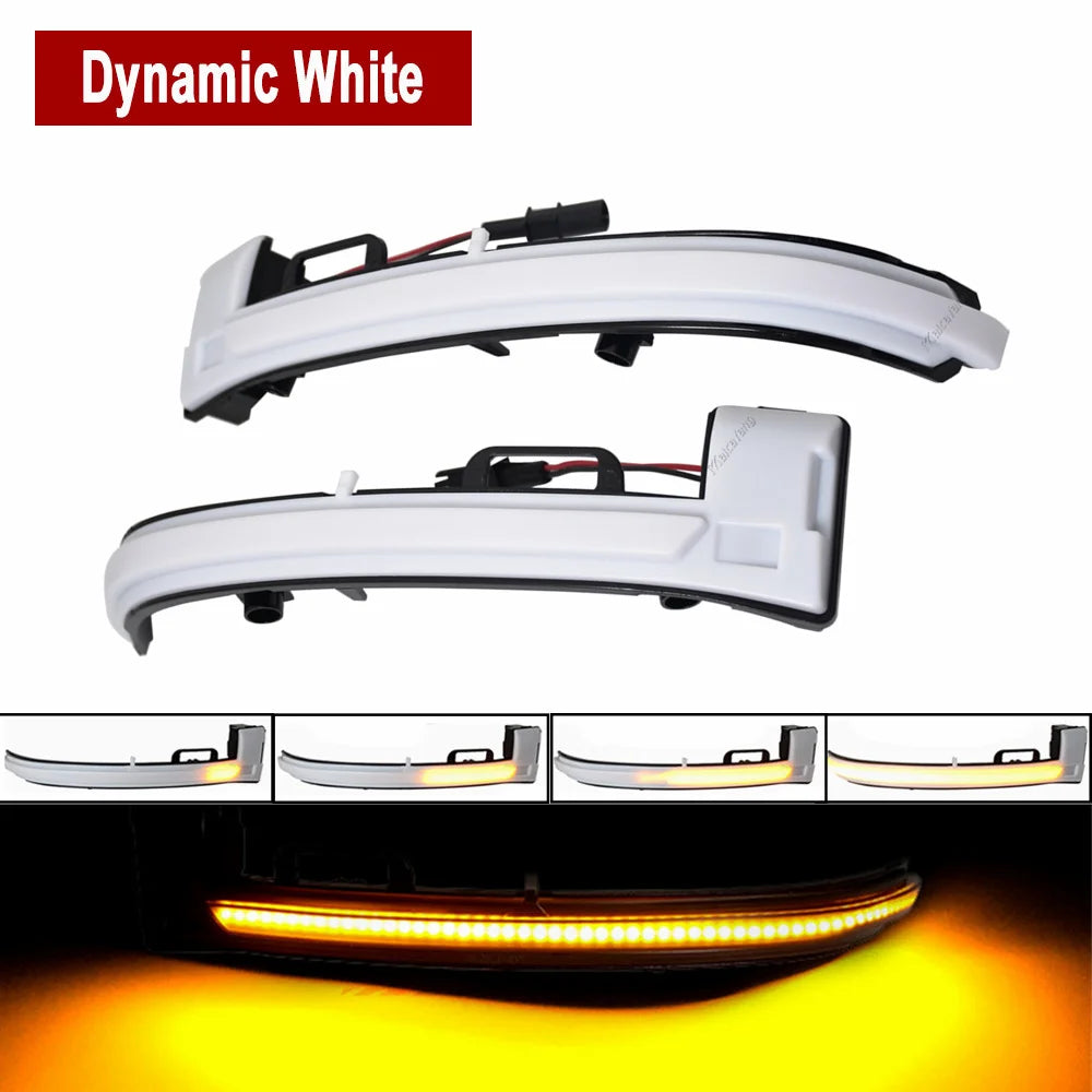 Dynamic LED Side Mirror Indicators – Sequential Turn Signals for Peugeot 308