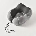 U-Shaped Memory Foam Neck Pillow – Cervical Orthopedic Support for Travel