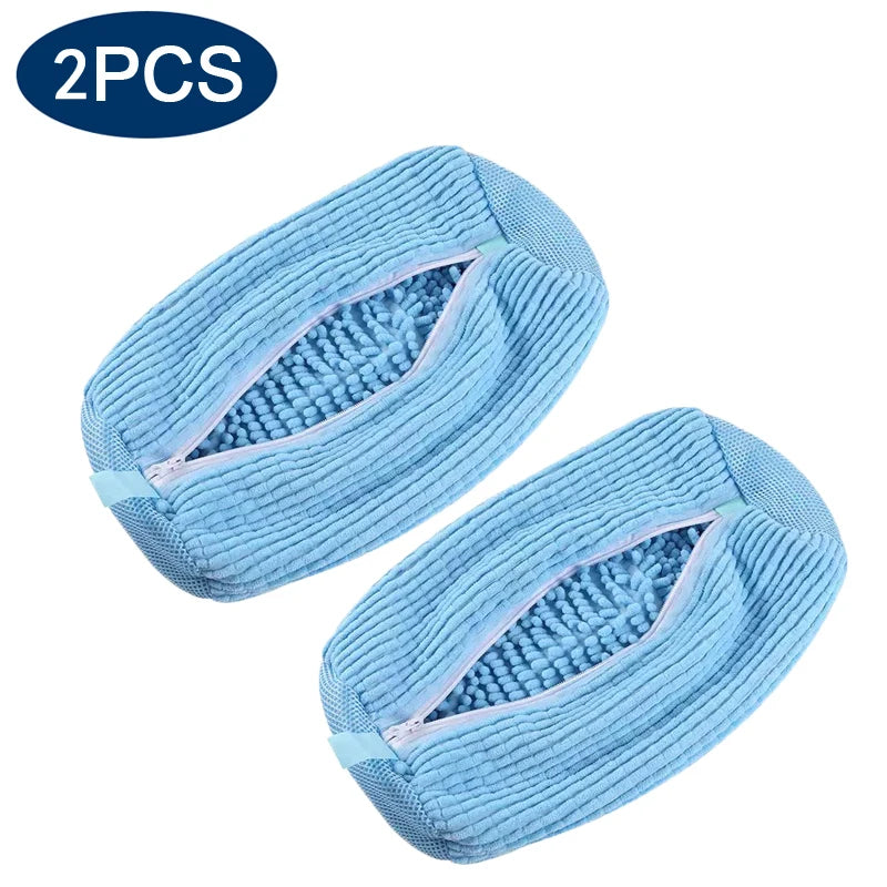 Mesh Shoe Washing Bag – Protective Cotton Net for Sneaker Laundry Cleaning