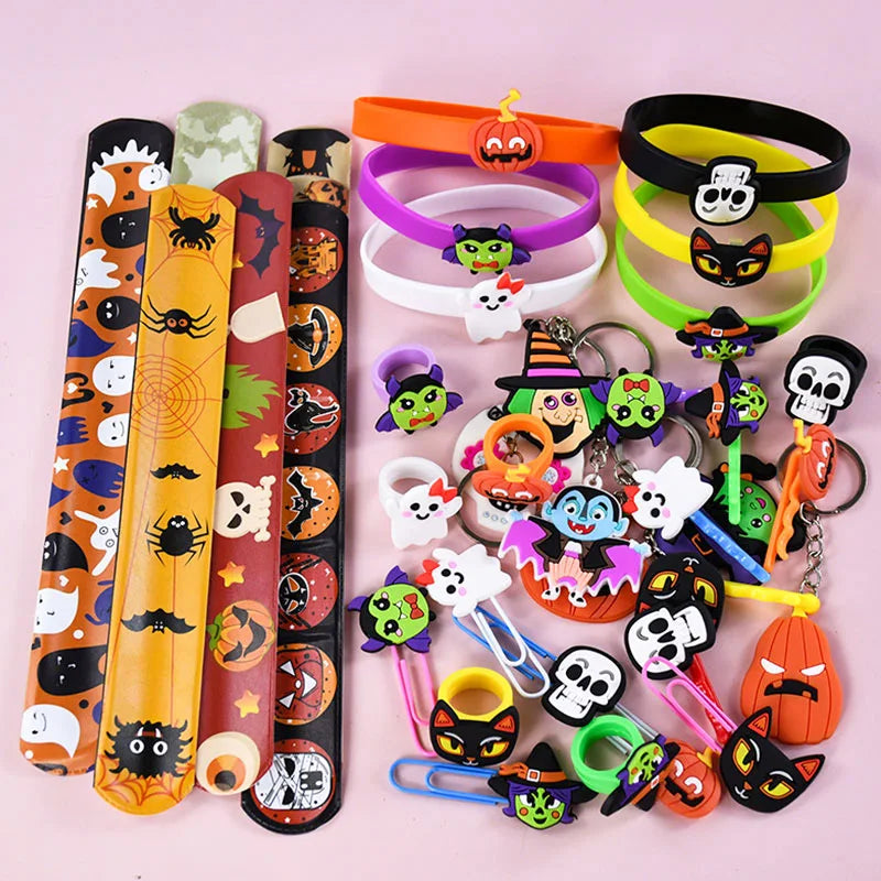 Halloween Kids Party Accessory Set – Ghost and Pumpkin Favors for Celebration