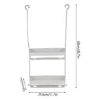 Hanging Bathroom Shelf – Nail-Free Shower Organizer for Shampoo Storage