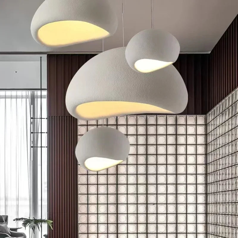 Wabi Sabi Pendant Light – Nordic Minimalist Chandelier for Dining Room Decor