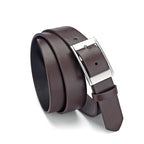 Mens PU Leather Belt – Designer Style Metal Pin Buckle for Casual Jeans