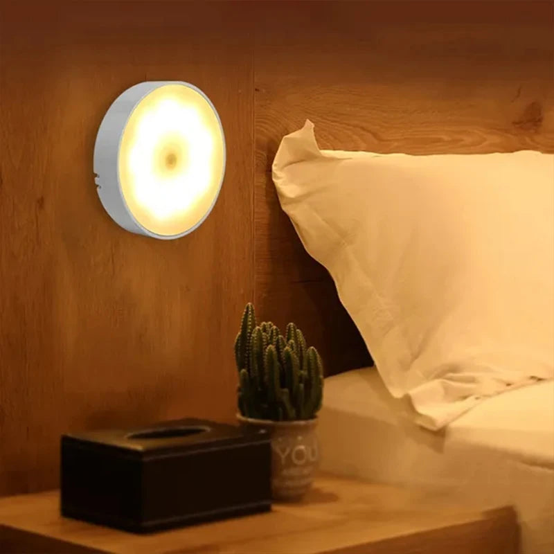 USB Rechargeable LED Motion Sensor Light – Wireless Under Cabinet Lamp
