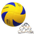 Size 5 PU Leather Volleyball – Soft Touch Ball for Indoor Outdoor Training