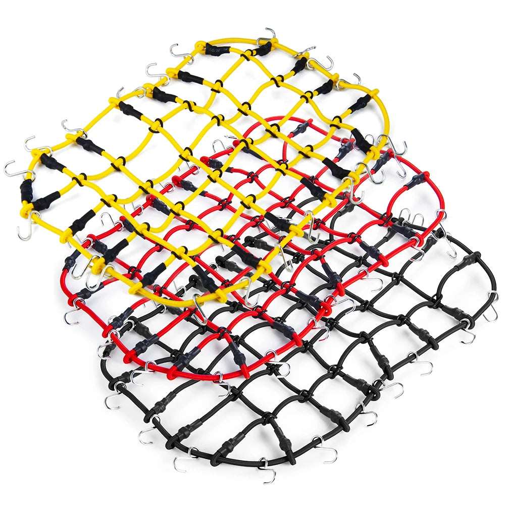Elastic Luggage Net – Roof Rack Storage for 1/10 to 1/24 RC Crawler Cars