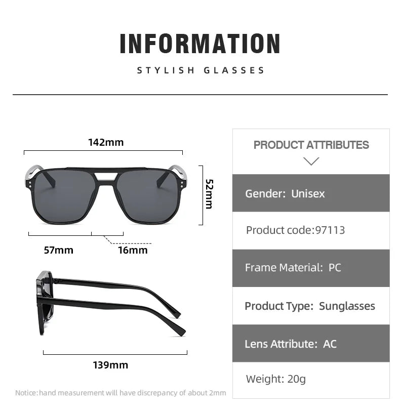 Vintage Square Mirror Sunglasses – Retro Fashion Eyewear for Women