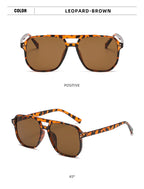Vintage Square Mirror Sunglasses – Retro Fashion Eyewear for Women