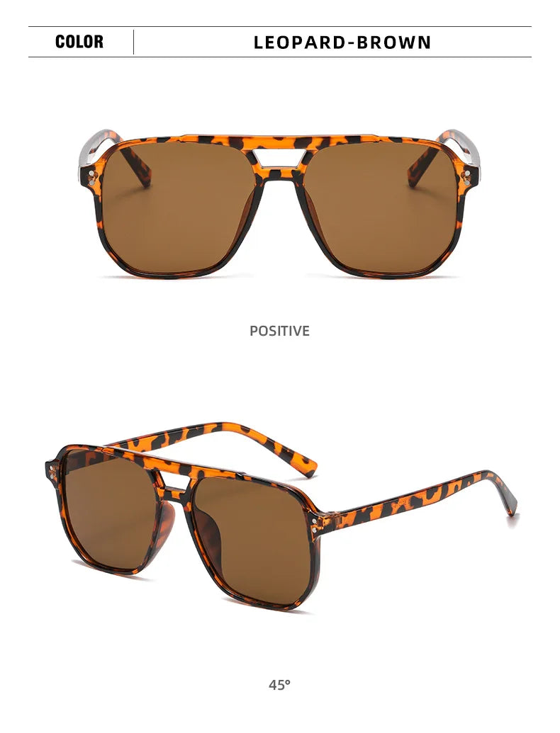 Vintage Square Mirror Sunglasses – Retro Fashion Eyewear for Women
