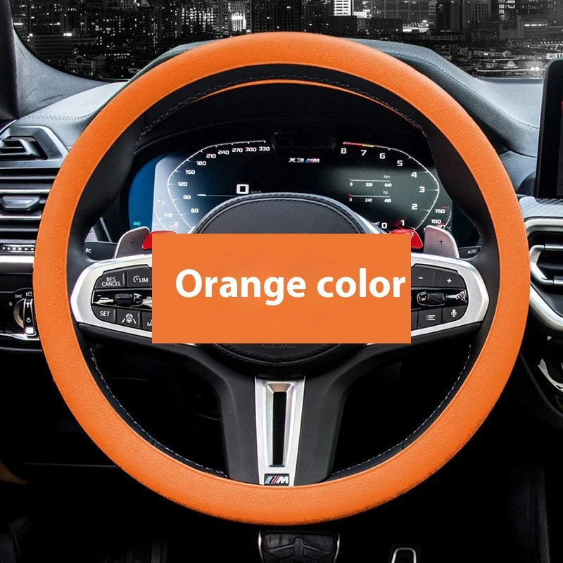 Silicone Steering Wheel Cover – Anti-slip Protective Grip for Universal Cars