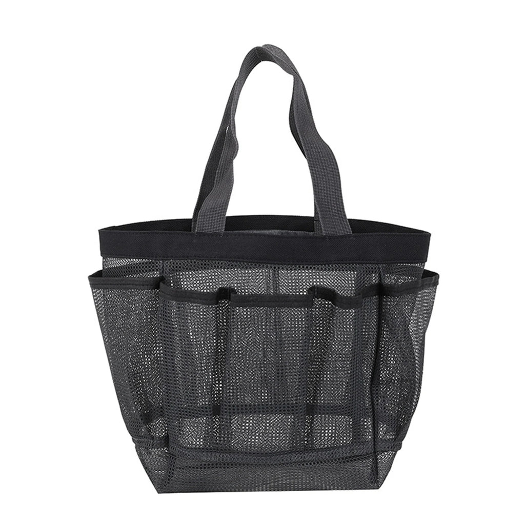 Oversized Mesh Beach Tote – 8 Pockets for Swimming Pool and Outdoor Travel