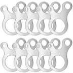 Aluminium Tent Rope Tensioner – 3-Hole Wind Cord Buckle for Camping Gear