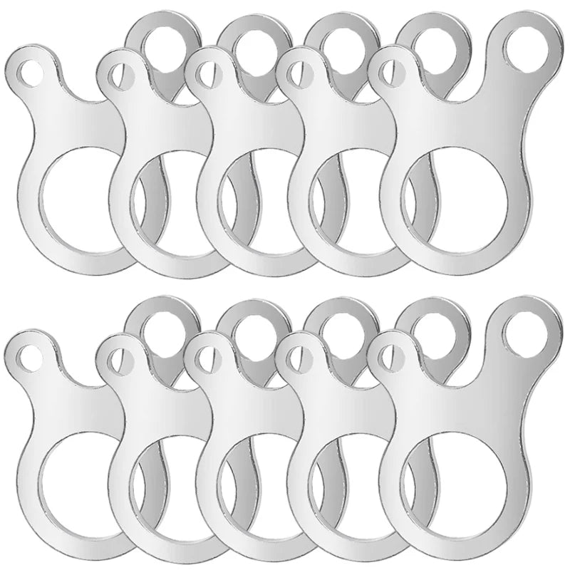 Aluminium Tent Rope Tensioner – 3-Hole Wind Cord Buckle for Camping Gear