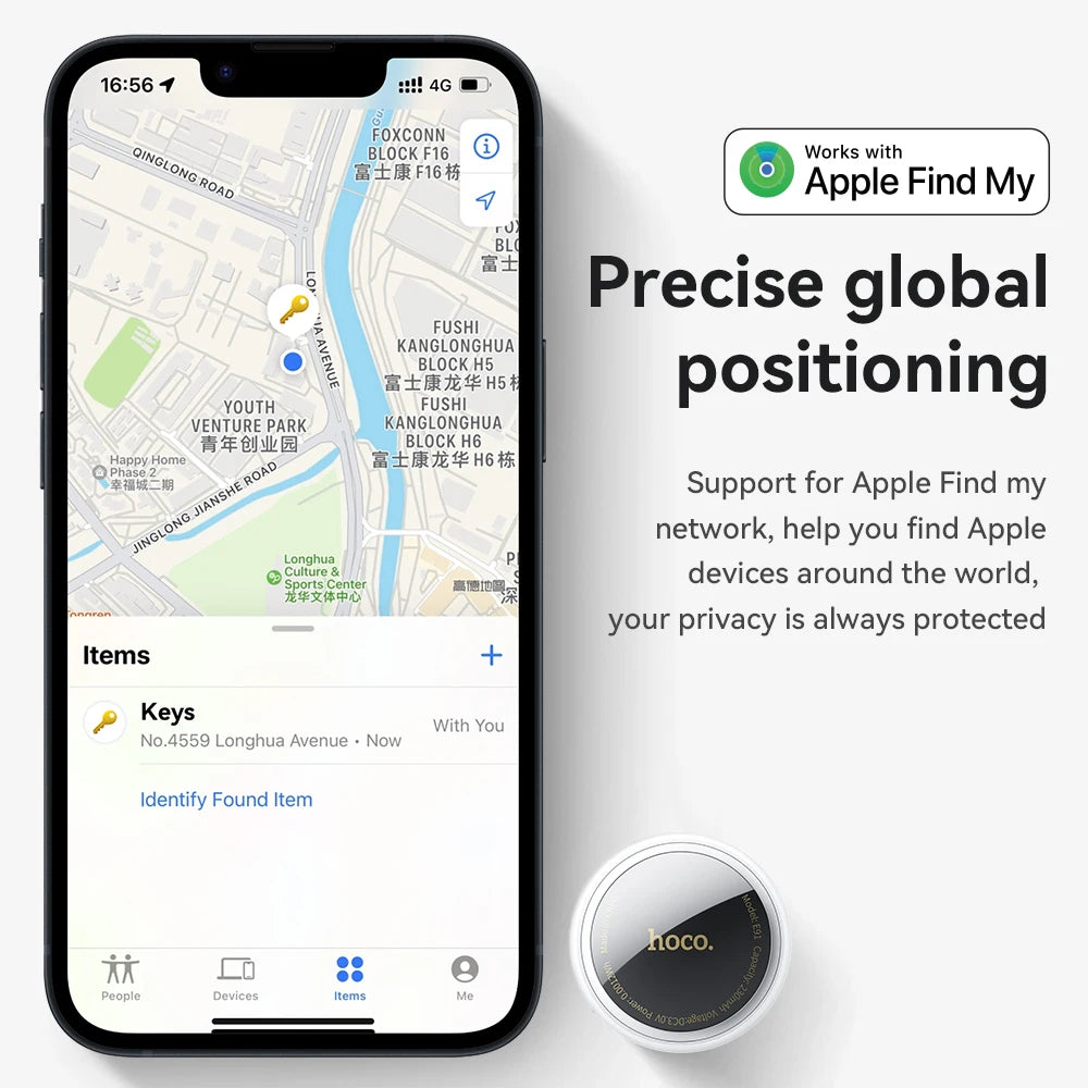 Bluetooth GPS Smart Tracker – Anti-Lost Positioning for Pets Keys and Wallets