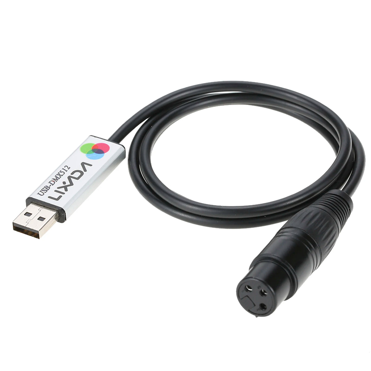 USB to DMX Lighting Controller – Computer Interface for Stage DMX512 Dimming